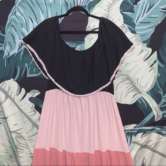 Egy California Women’s Plus Size Boho Bohemian Multi-Color Maxi Dress Size 3XL - Picture 6 of 10